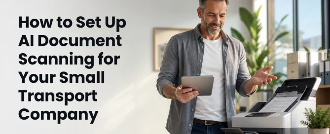 How to Set Up AI Document Scanning for Your Small Transport Company